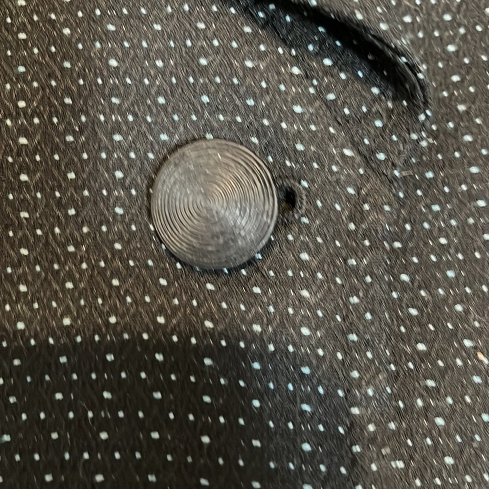 Jones New York Suit black with small dots of turquoise size 12 - Picture 7 of 13